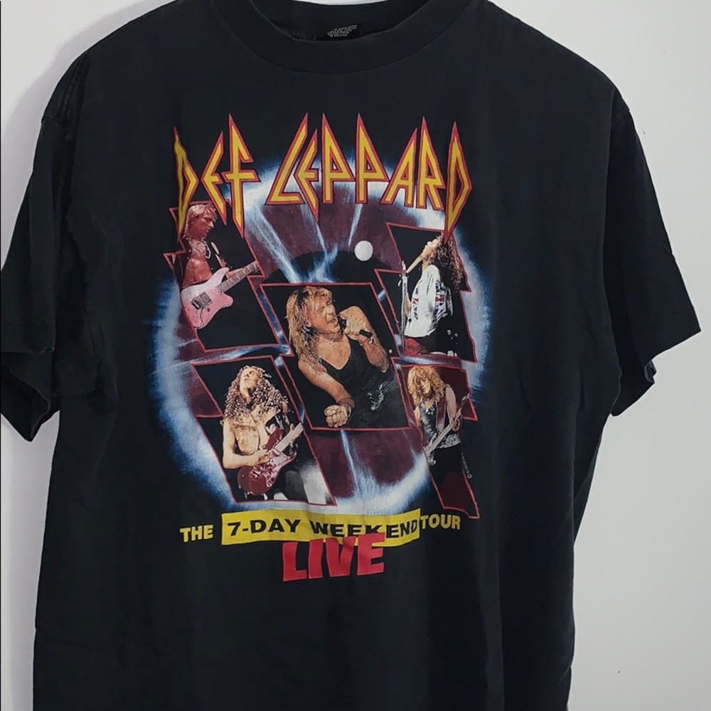 Def Leppard 1992-3 tour shirt